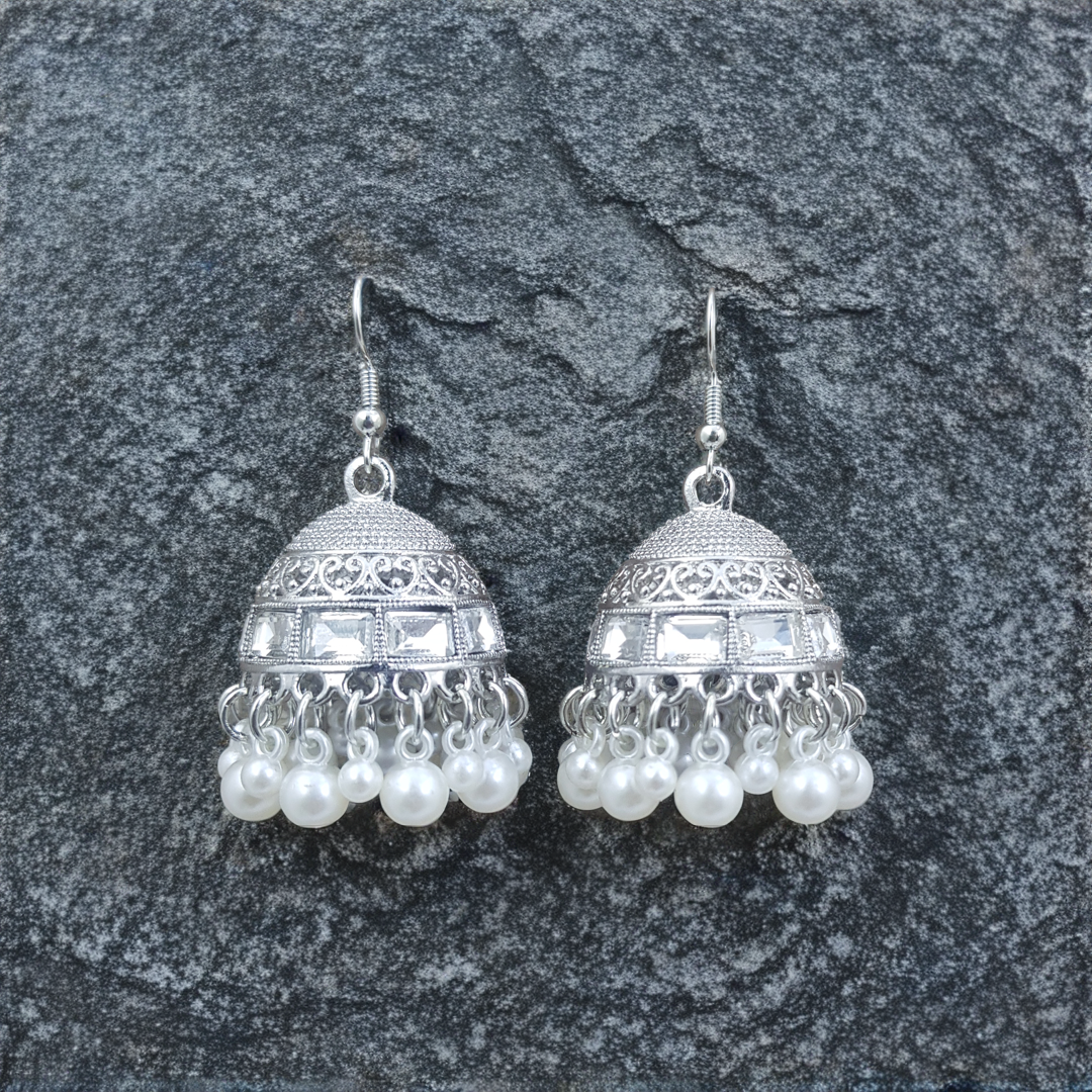 Silver Jhumka/Earring