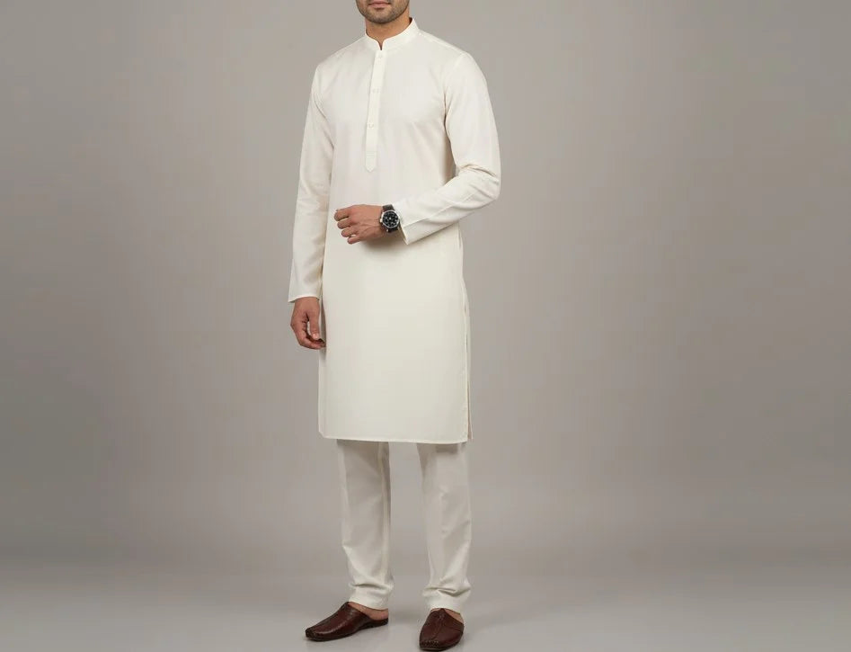 Off-white Wash & Wear Suit