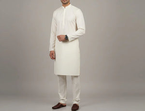 Off-white Wash & Wear Suit