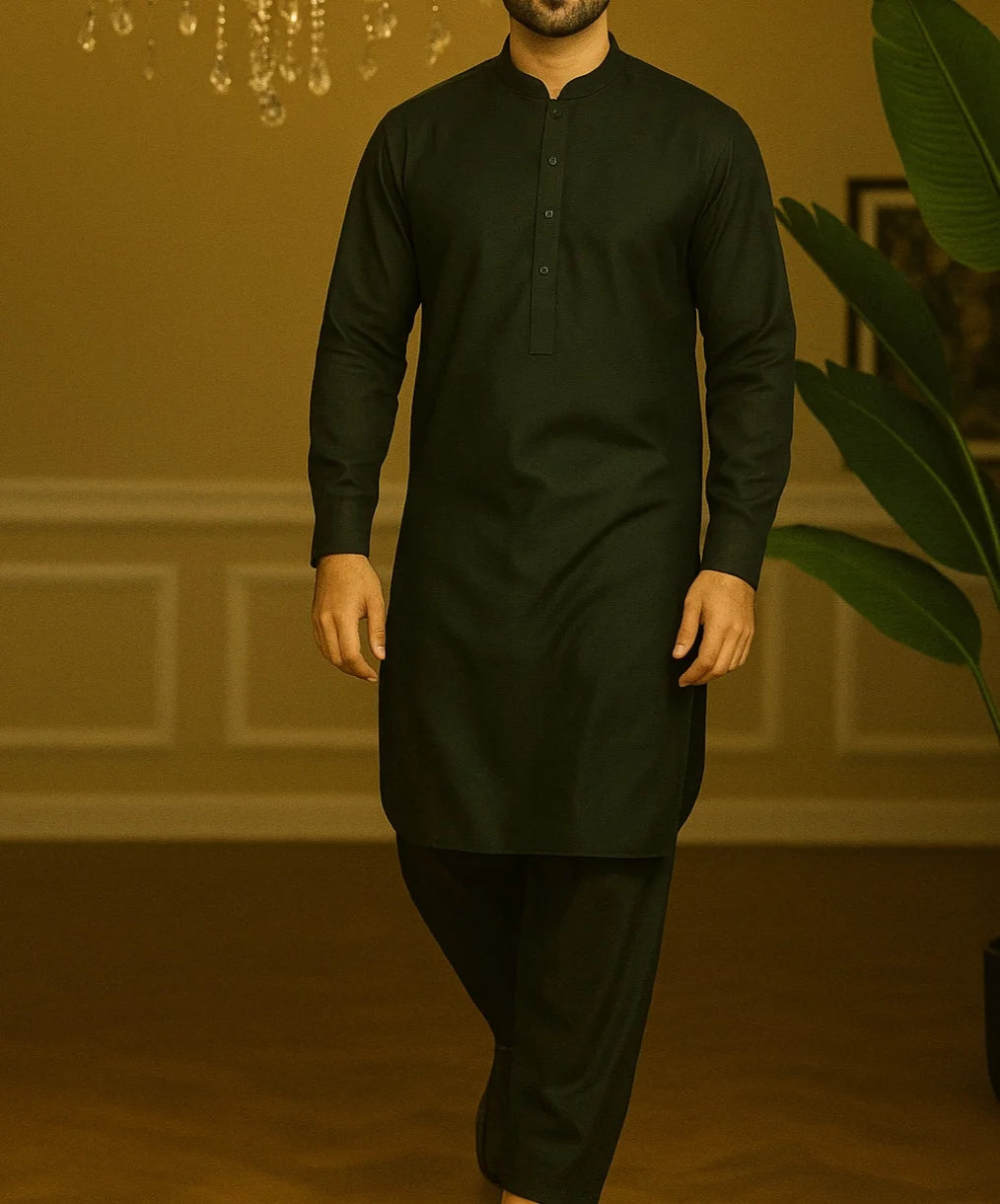 Green Wash & Wear Suit